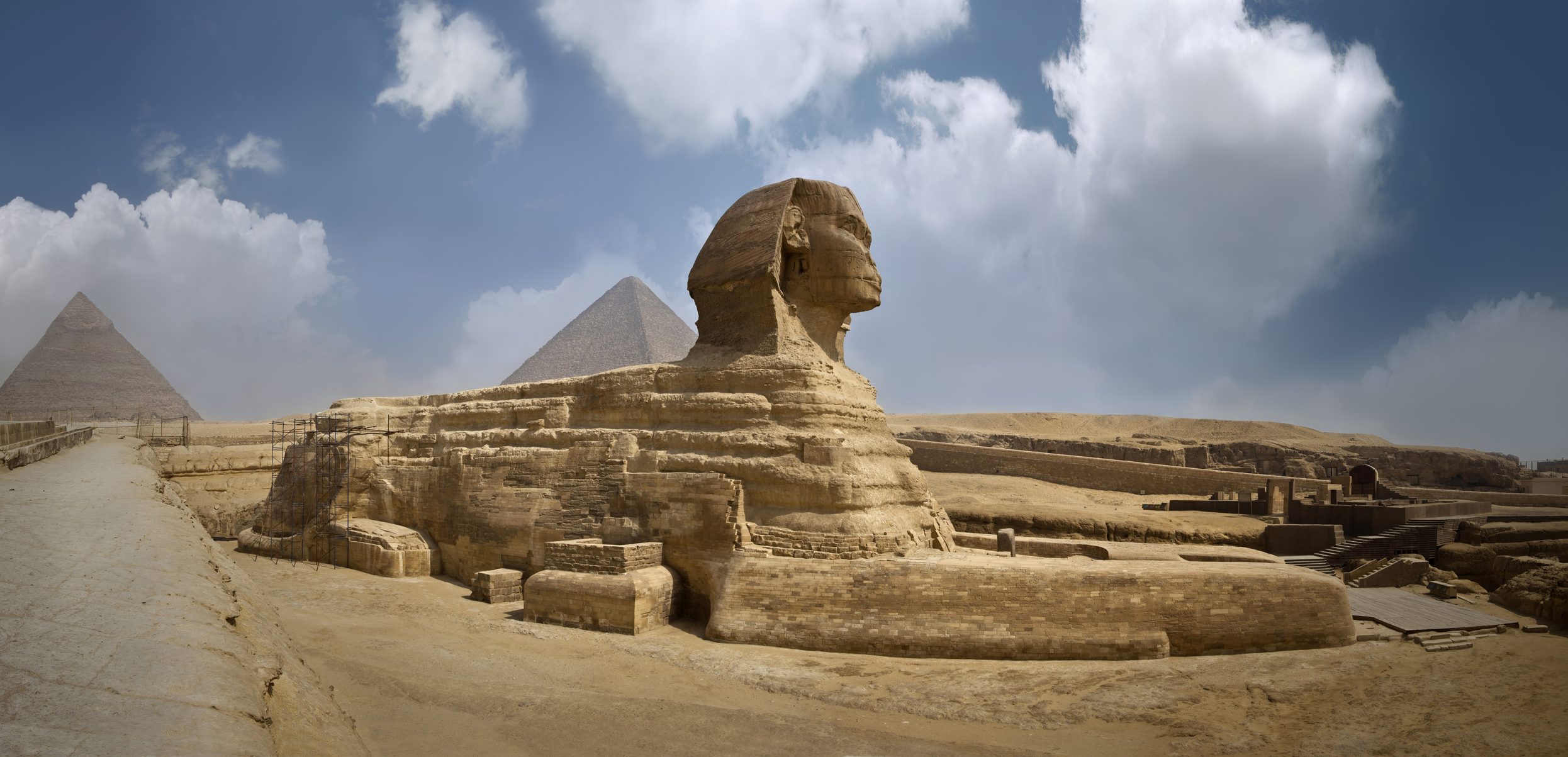 اكتشاف تمثال جديد لـ أبو الهول في محافظة أصوان جنوب مصر
