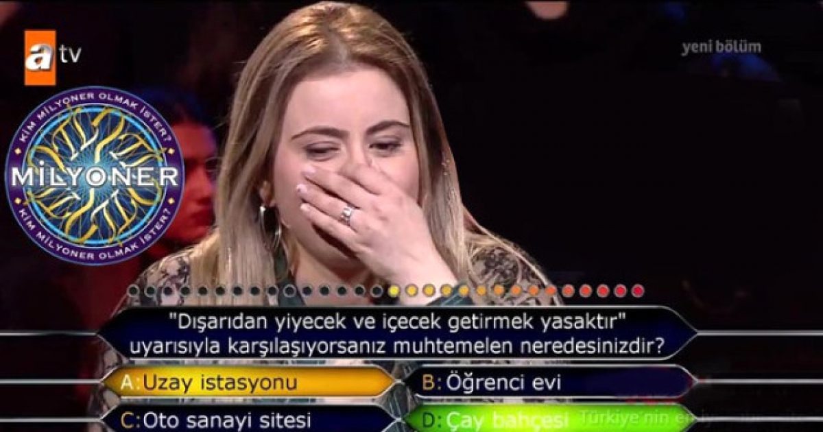 استبعاد شابة تركية من مسابقة من سيربح المليون من السؤال الأول إجابتها أدخلتها قائمة الأغبى في تاريخ البرنامج