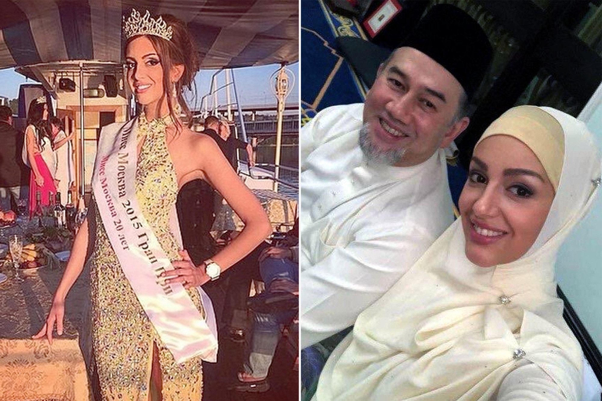 قرب طلاق ملك ماليزيا وزوجته ملكة الجمال الروسية رغم انتظار طفلهما الأول