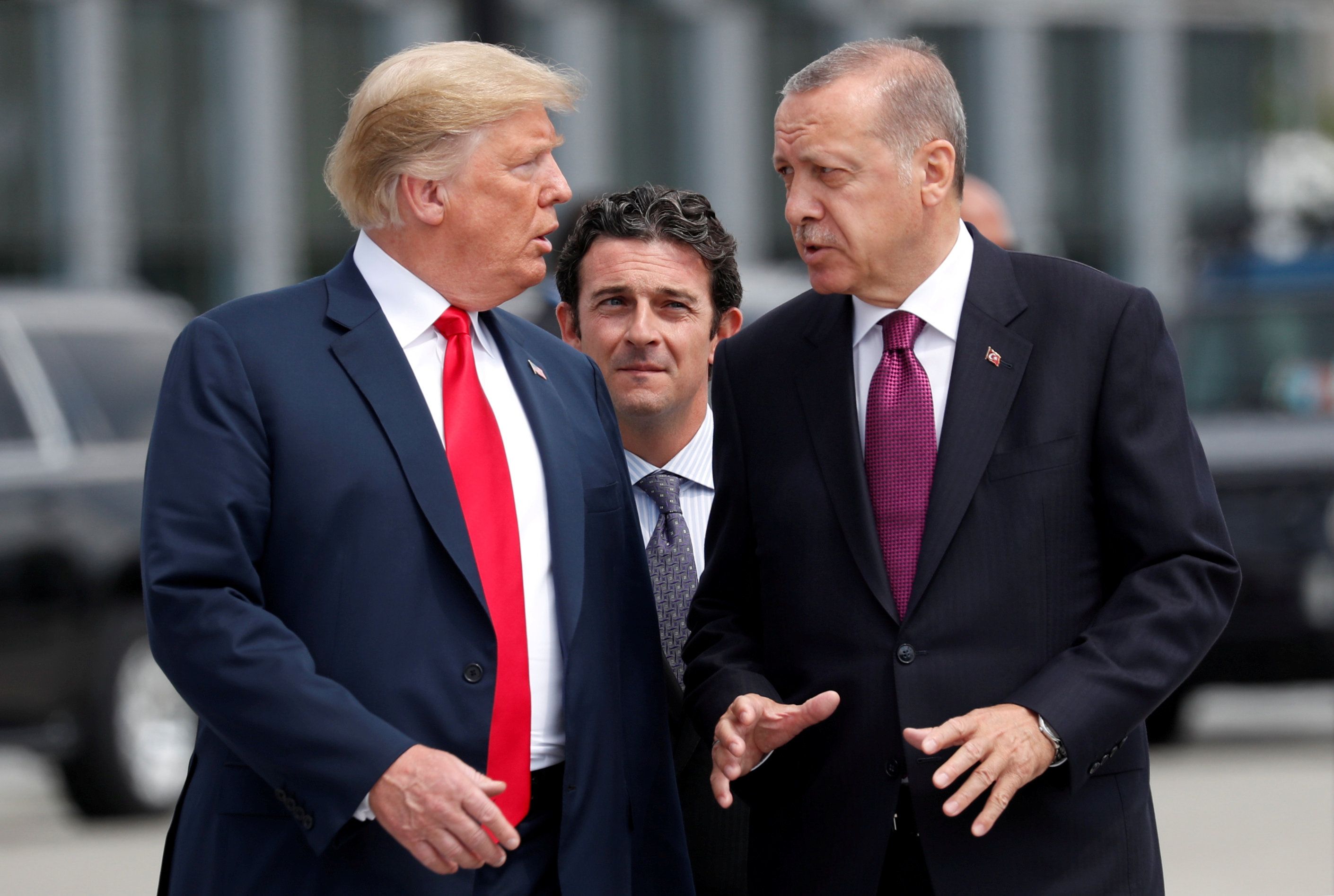 الرئيس الأميركي دونالد ترمب و الرئيس التركي رجب طيب أردوغان
