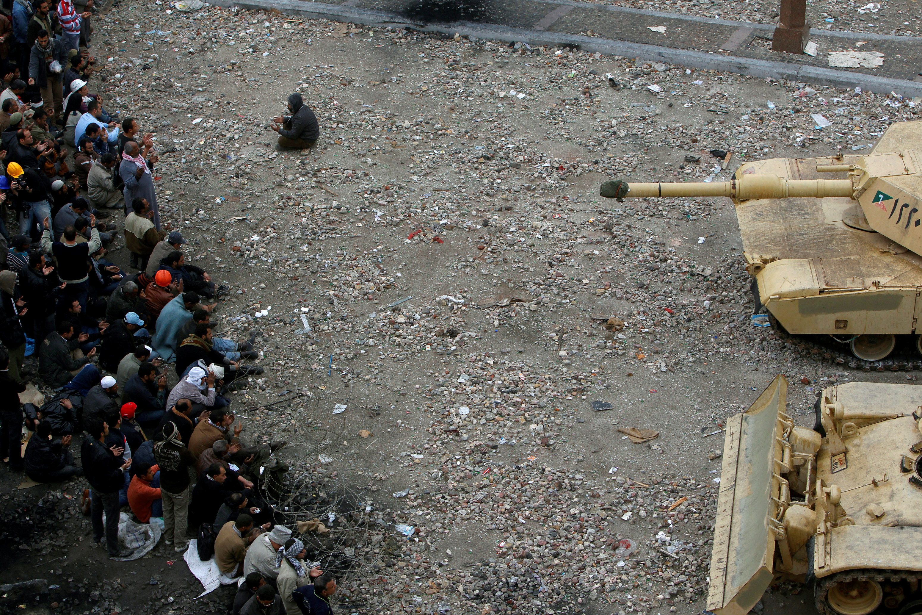 صورة التقطها يانيس في القاهرة عام 2011/ رويترز