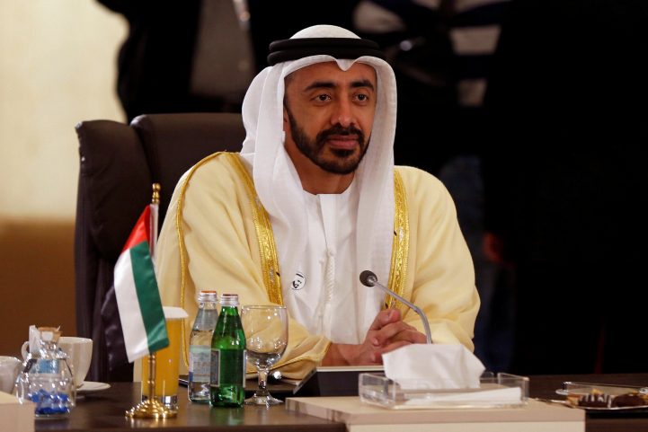 وزير الخارجية الإماراتي عبدالله بن زايد آل نهيان/رويترز