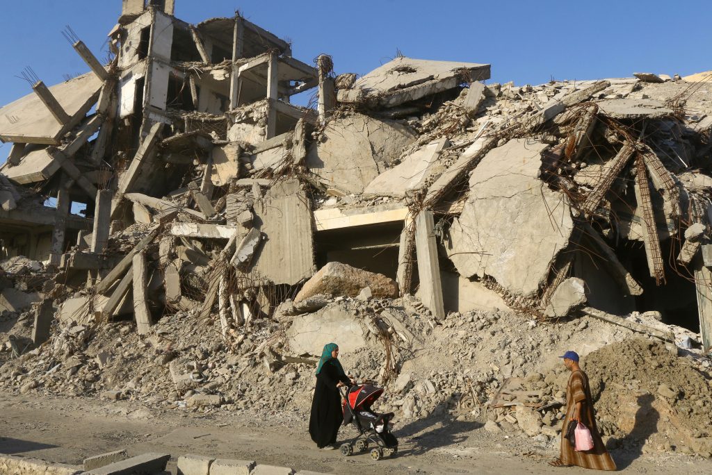 تدمير منازل اللاجئين في سوريا