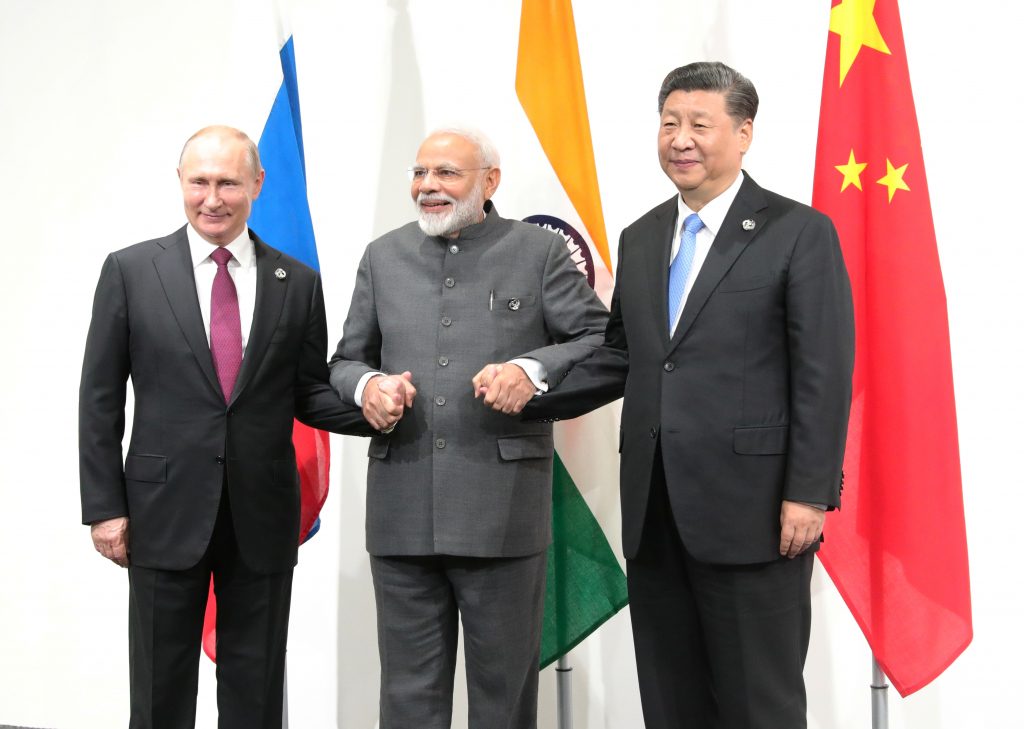الهند روسيا الصين