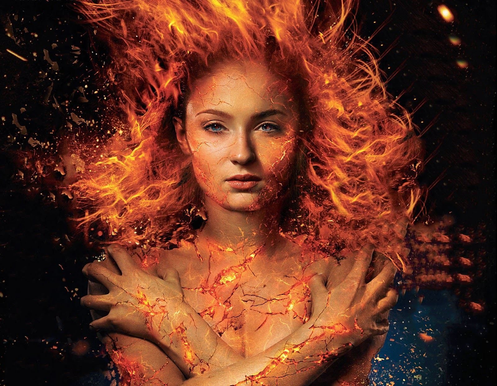 social media\ Dark Phoenix صوفي تيرنر في فيلم