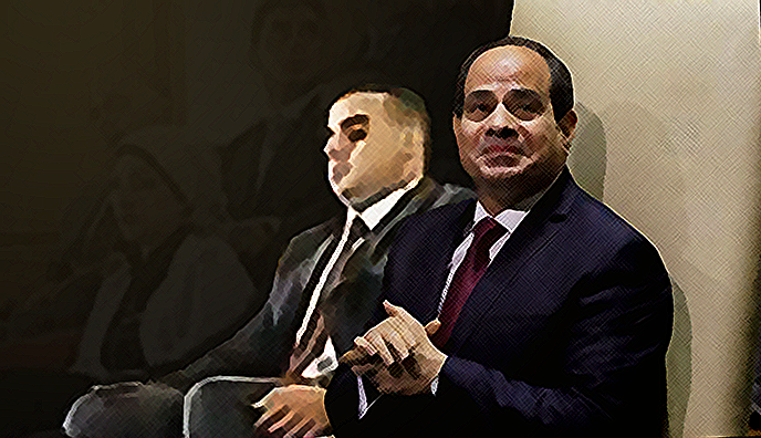 الرئيس المصري محمود السيسي ونجله محمود