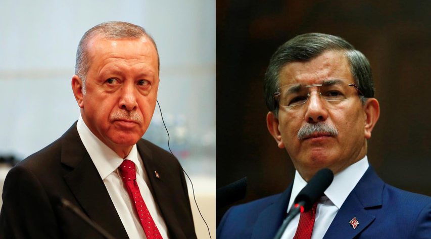 رجب طيب أردوغان وأحمد داوود أوغلو