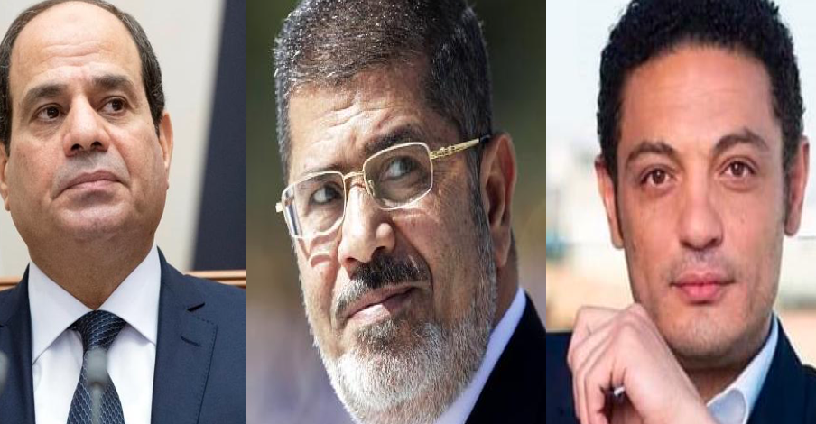محمد علي ومحمد مرسي وعبدالفتاح السيسي