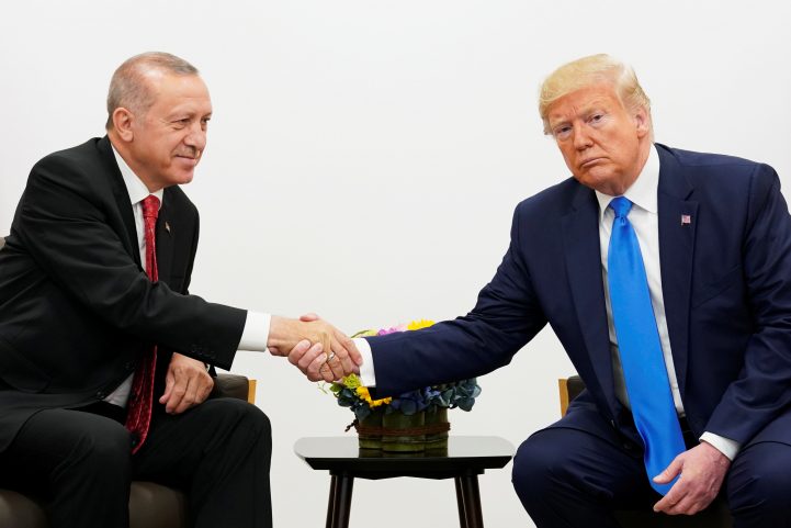 لقاء سابق بين ترامب وأردوغان/ رويترز