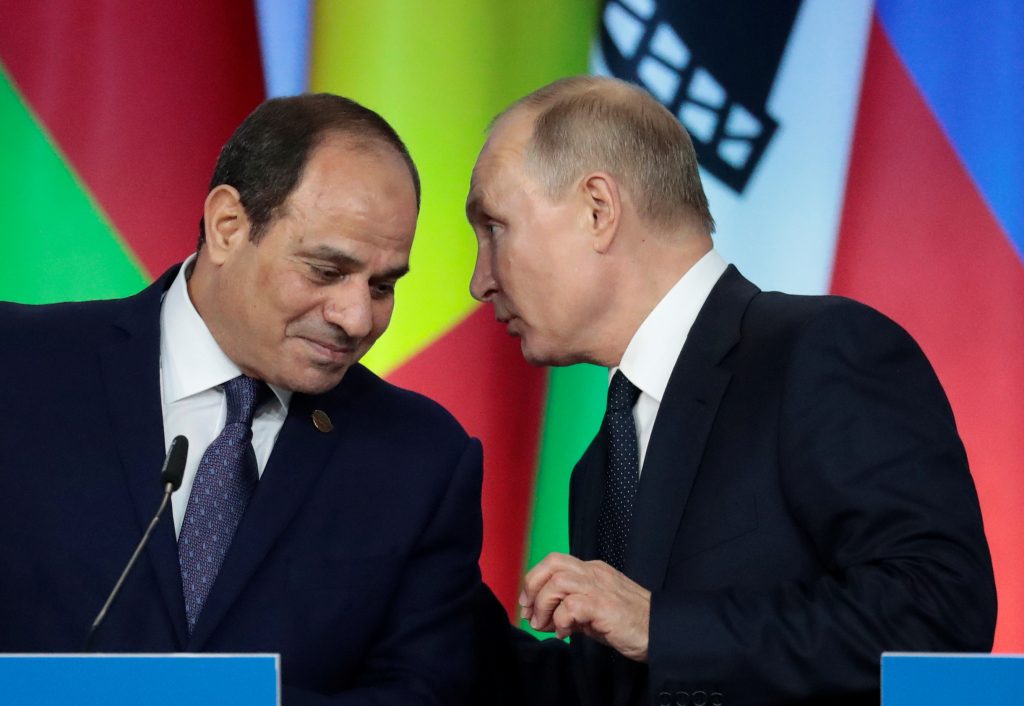 بوتين السيسي قمة سوتشي روسيا مصر