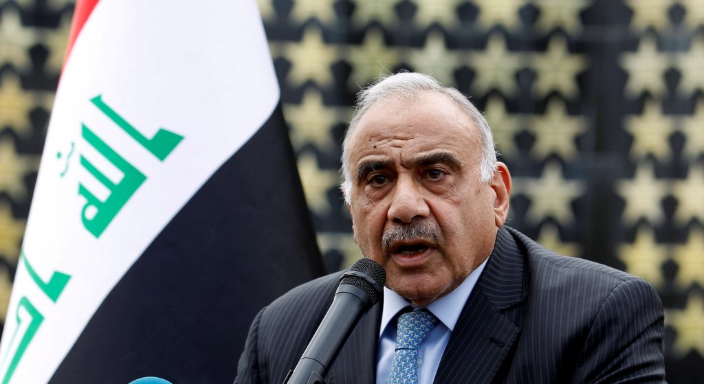 استقالة عبدالمهدي عادل عبد المهدي العراق