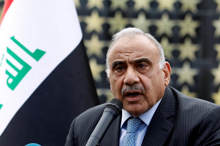 رئيس الوزراء العراقي المستقيل عادل عبد المهدي/ رويترز