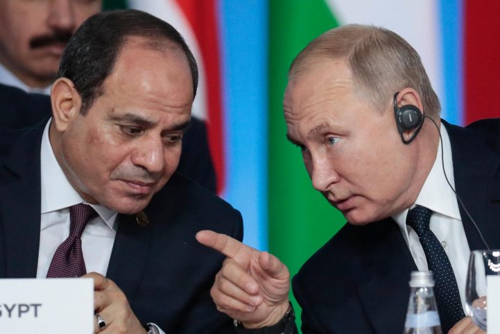 فلاديمير بوتين وعبد الفتاح السيسي/ رويترز
