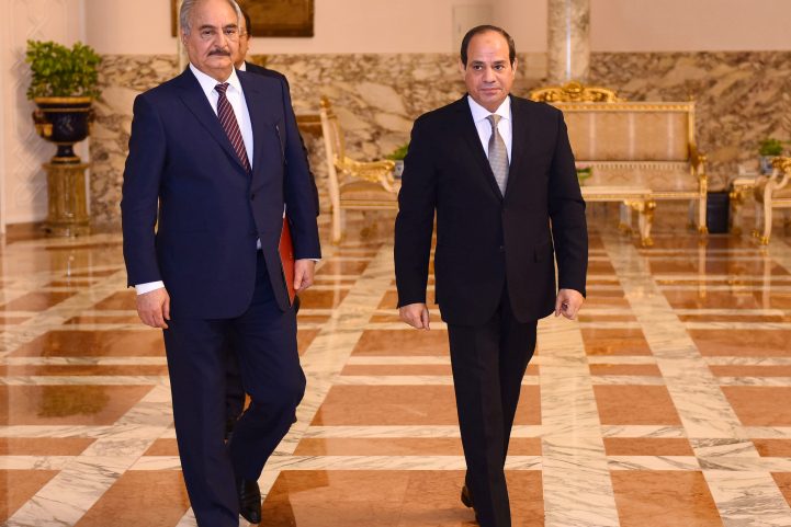 السيسي وحفتر/ رويترز