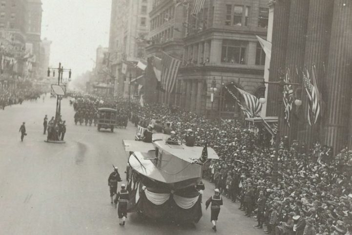 موكب فلادلفيا، 1918، Getty