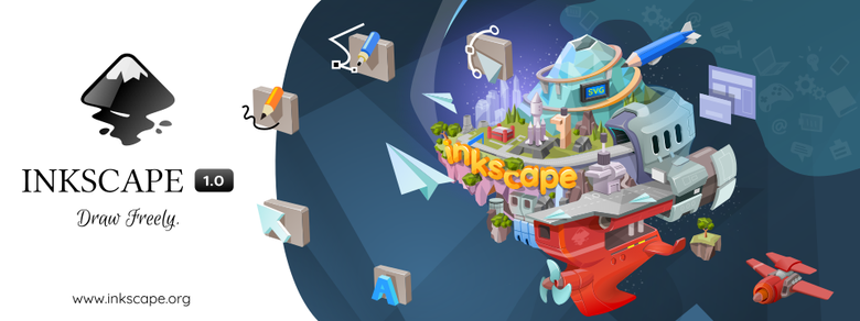 إنكسكيب Inkscape logo شعار