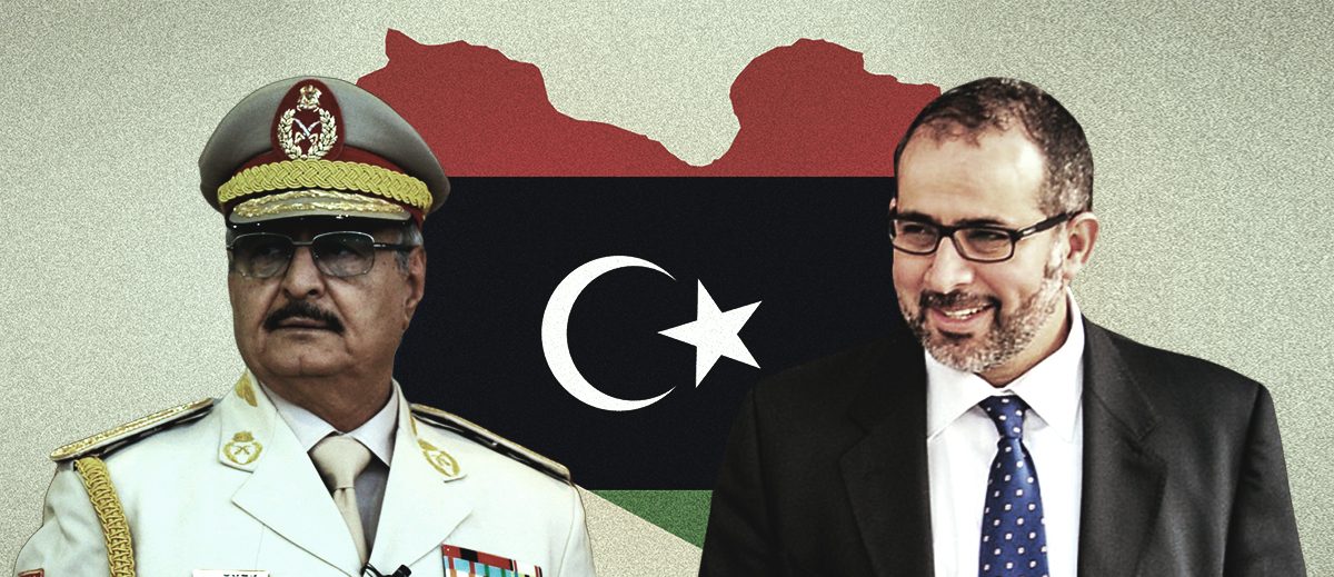 انتهاج التفاوض بعد الهزائم.. هل دفعت الإمارات برجلها “النايض” كبديل مدني للجنرال المهزوم حفتر؟