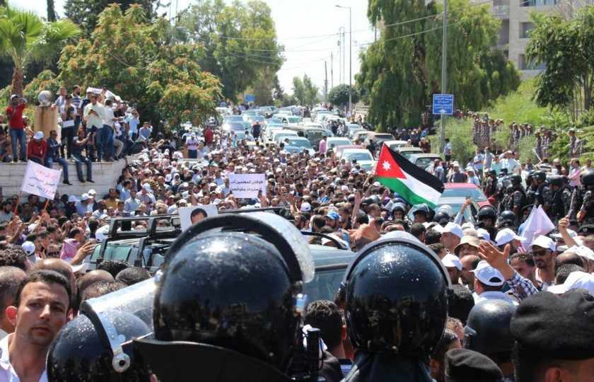 احتجاجات الأردن إسرائيل