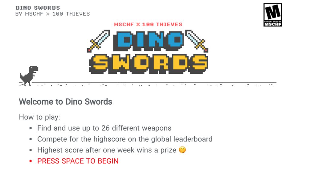 لعبة الديناصور المعدّلة Dino Swords (موقع اللعبة - استخدام عادل)