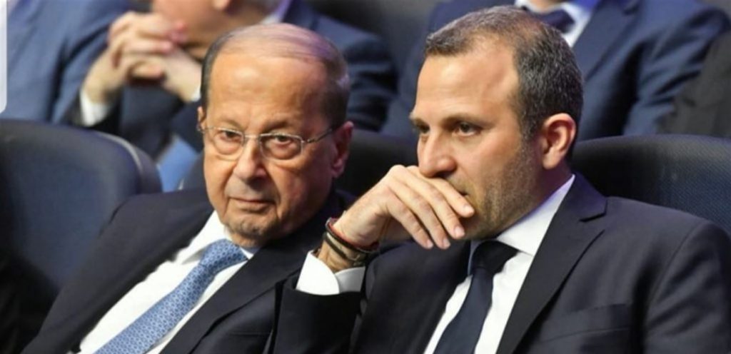 الرئيس اللبناني ميشيل عون وصهره السياسي جبران باسيل - مواقع التواصل