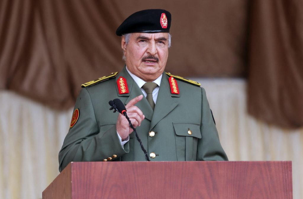 تهديد خليفة حفتر بالحرب في ليبيا