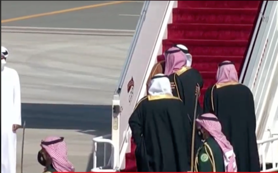 سلام حار بين محمد بن سلمان وأمير قطر