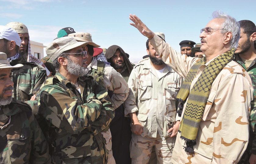 حفتر قائد حفتر ليبيا بنغازي