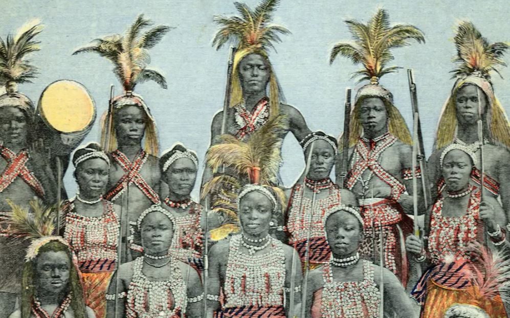 صورة تعبيرية لمقاتلات جيش مملكة الداهومي