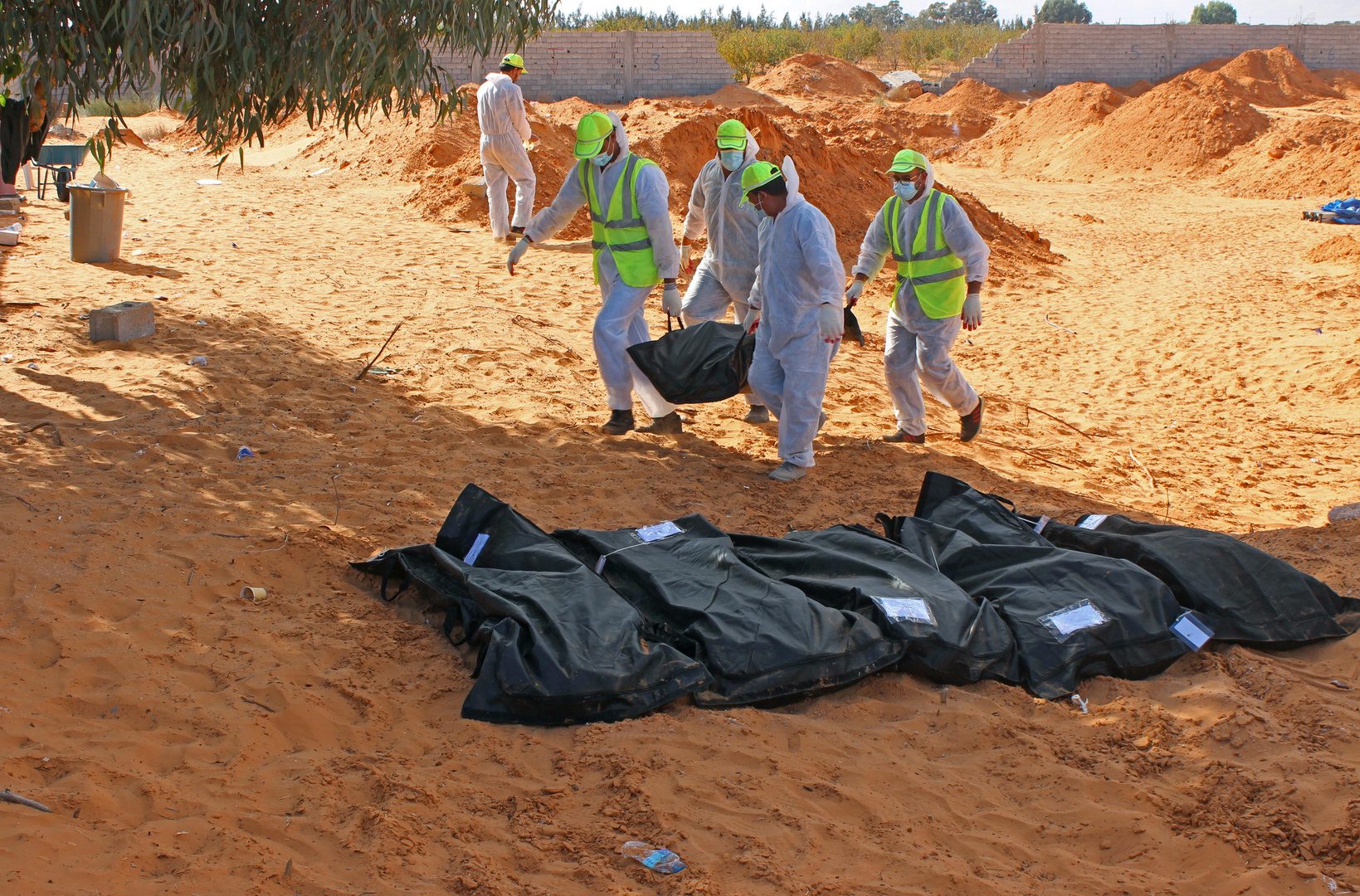 مقابر جماعية في مدينة ترهونة