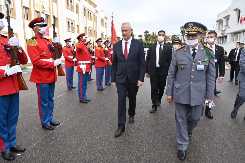 المغرب الجزائر وزير الدفاع الإسرائيلي