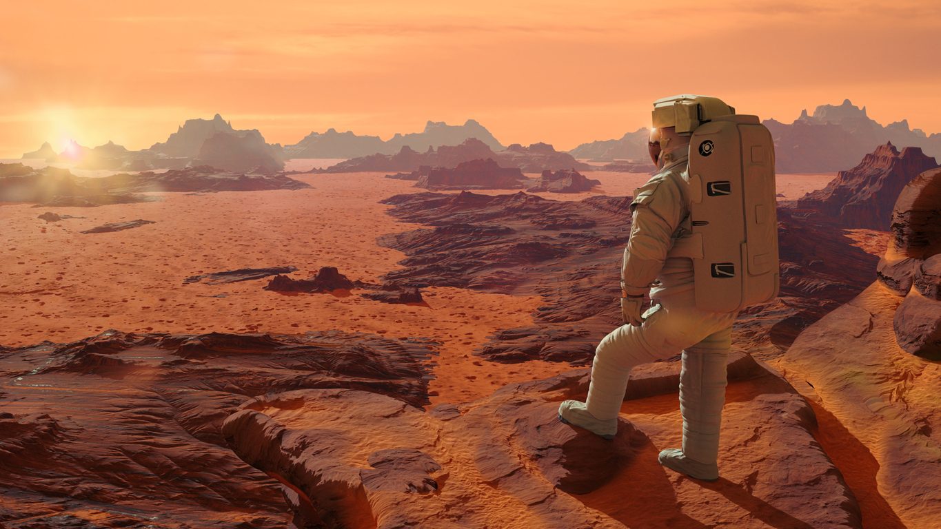 يواصل العلماء البحث في قابلية المريخ لاستضافة الحياة - iStock