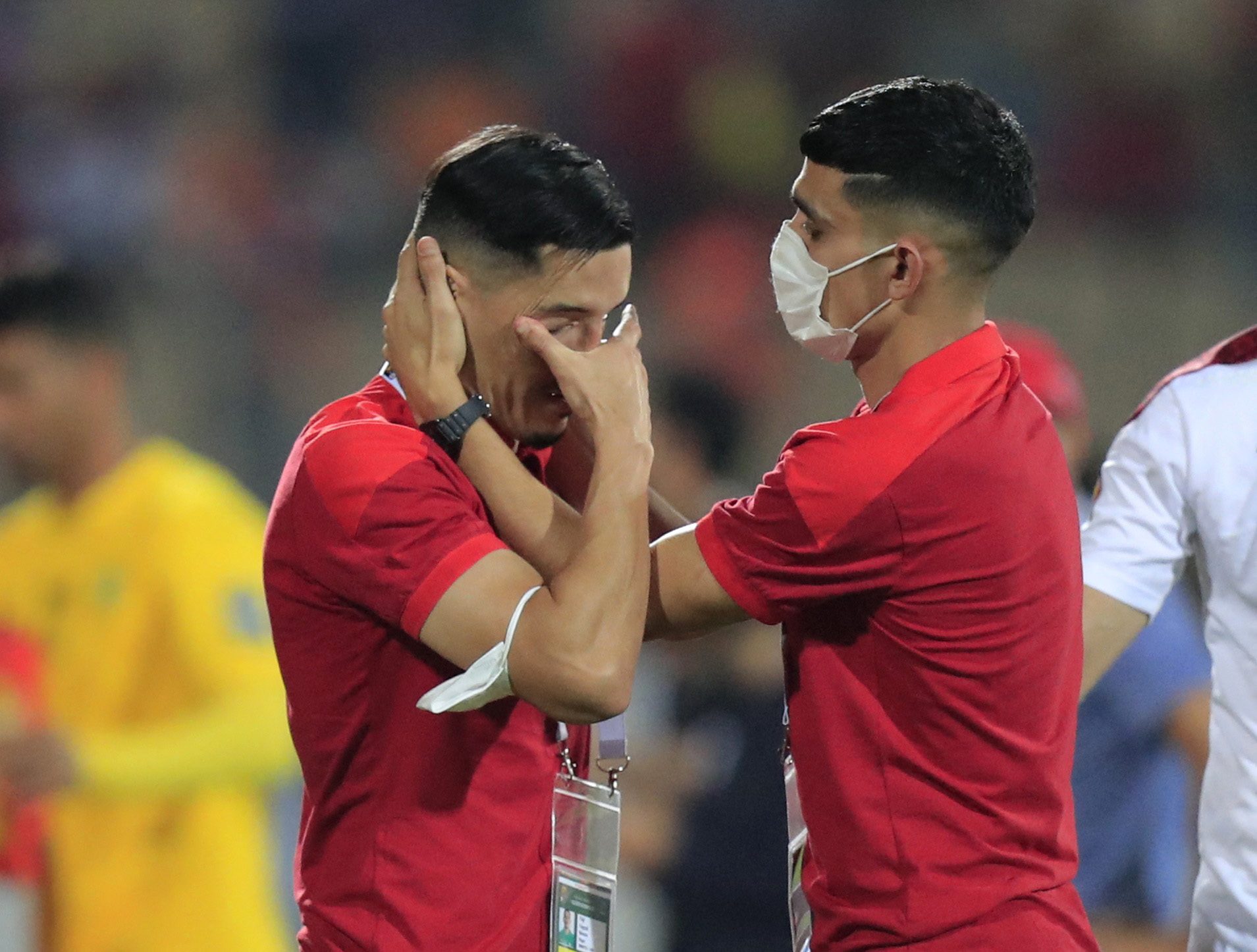مُني المنتخب المغربي بهزيمة أمام نظيره المصري (رويترز)