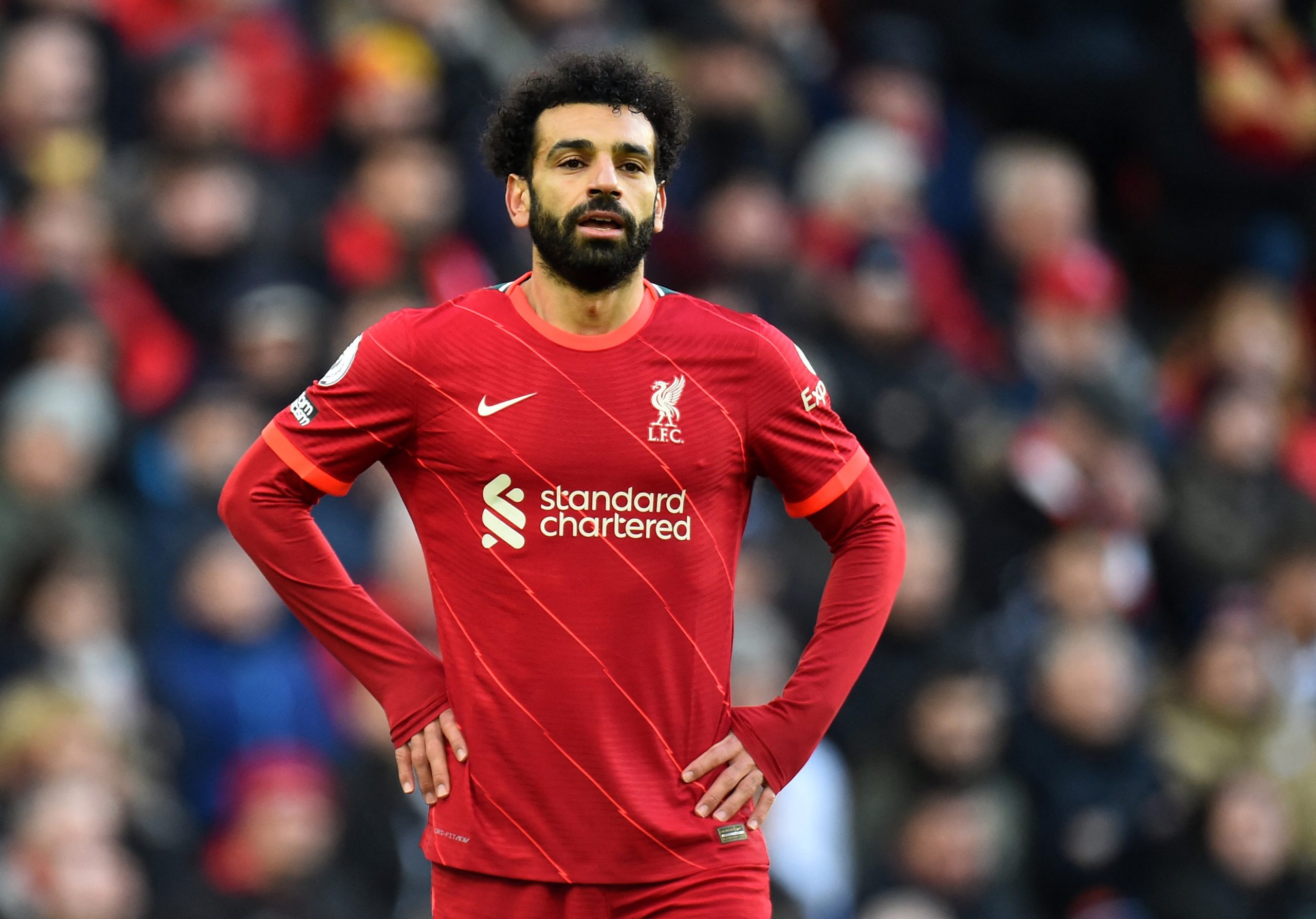 راتب محمد صلاح يعرقل تجديده عقده مع ليفربول (رويترز)