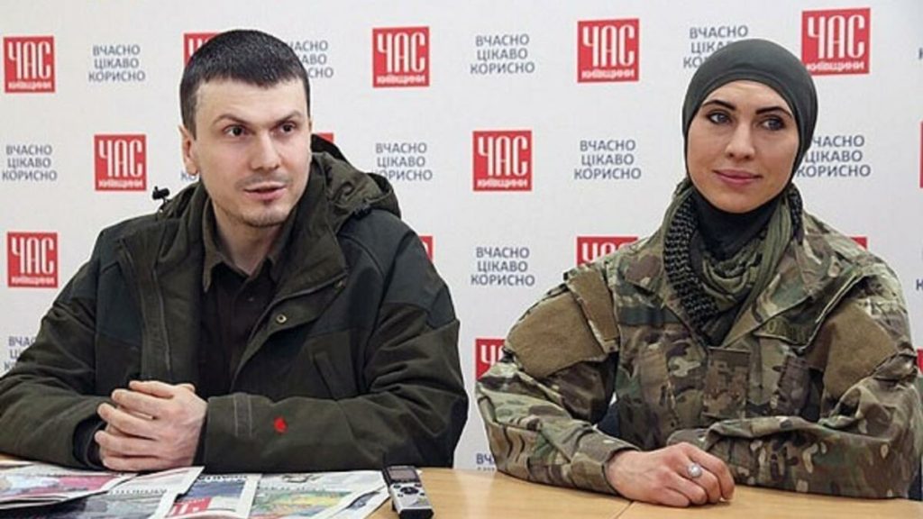 أمينة أوكويفا وزوجها آدم أوسماييف - وسائل التواصل الاجتماعي