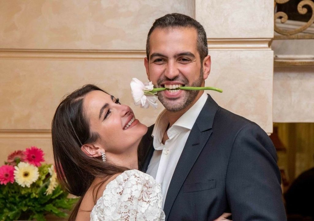 instagram/ طليق أصالة وزوجها الجديد معاً في حفل زفاف شام الذهبي