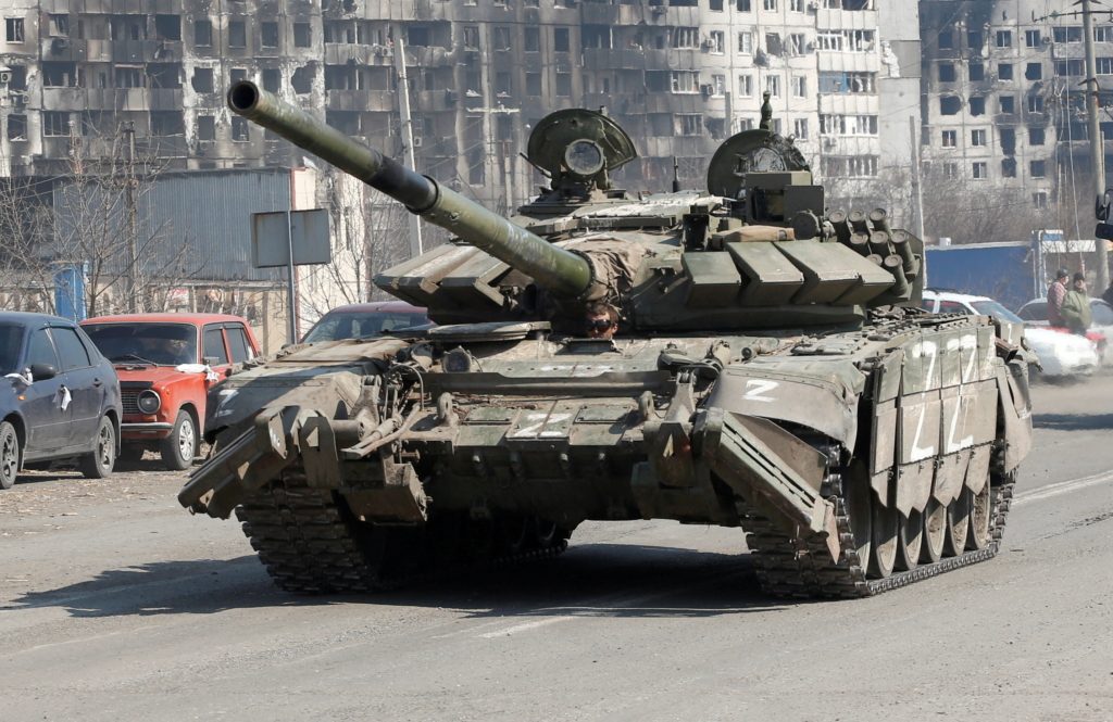 دبابة روسية أوكرانيا