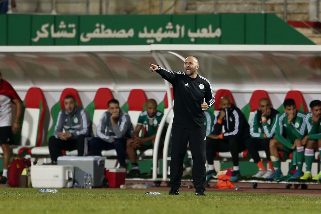 رفض مدرب المنتخب الجزائري جمال بلماضي التعليق على الموضوع / Getty images