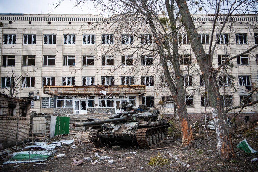 أوكرانيا كييف دبابات روسية