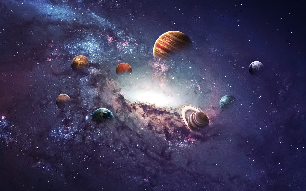 The number of orbits the solar system accommodates depends on the sizes of the planets / shutterstock