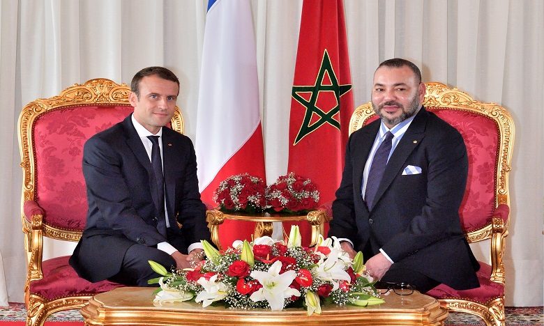 ملك المغرب محمد السادس والرئيس الفرنسي إيمانويل ماكرون / أرشيف