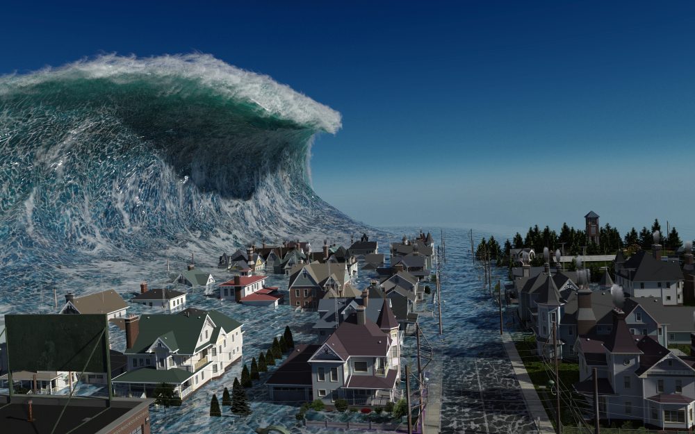 تتسبب الزلازل تحت البحار في إثارة تسونامي خطير على المدن القريبة - ShutterStock