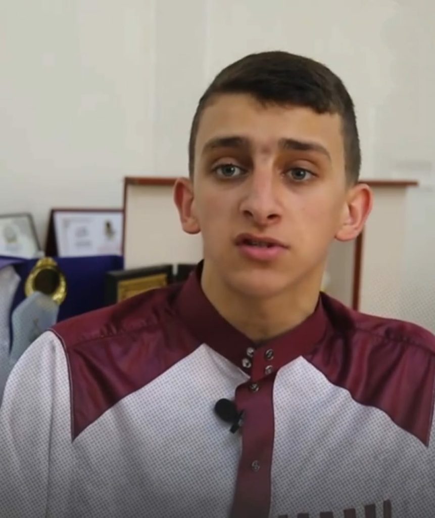 محمد نوح العنانزة، الذي حاز المركز الأول في مسابقة حفظ القرآن الكريم في إثيوبيا