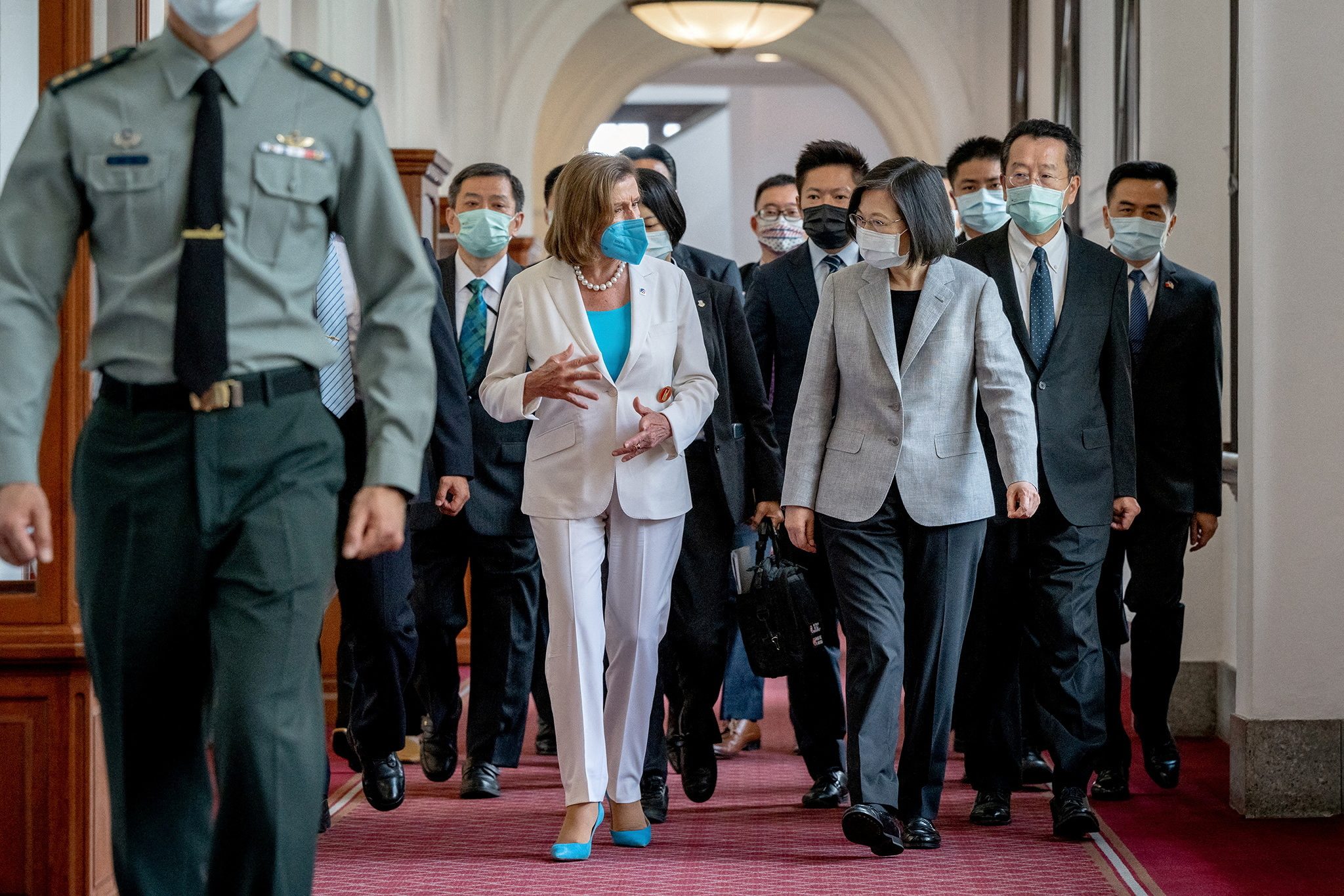 زيارة رئيسة مجلس الشيوخ نانسي بوليسي إلى تايوان/ رويترز