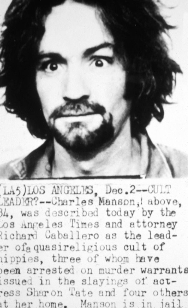 مانشون لدى شرطة لوس آنجلوس في العام 1969/ Getty Images