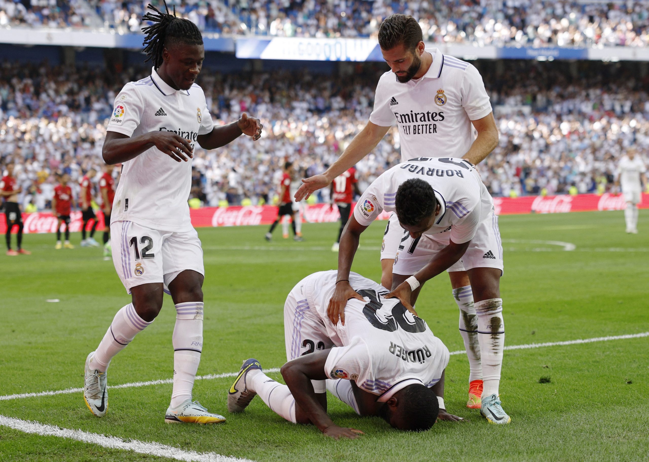 أنطونيو روديغر لاعب ريال مدريد (رويترز)