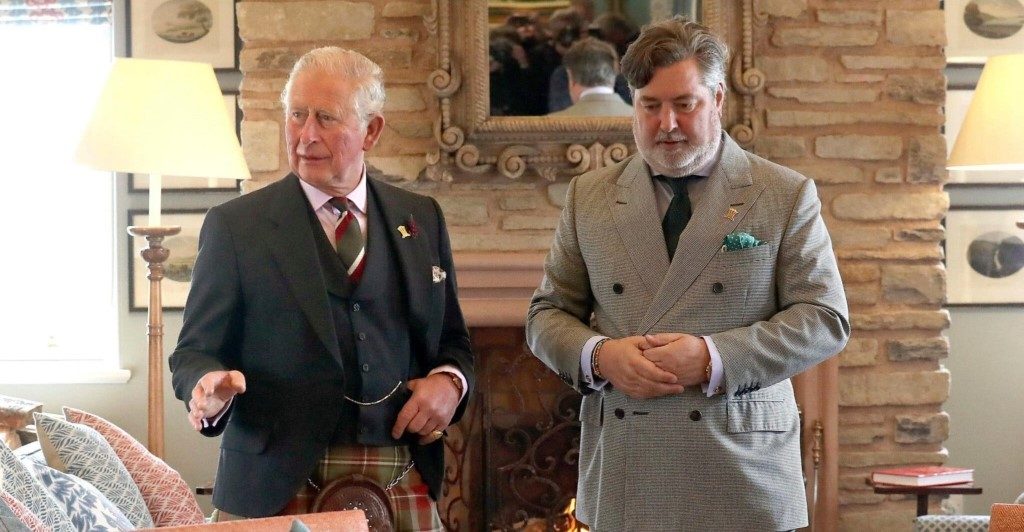 الأمير تشارلز مع مستشاره الخاص مايكل فوسيت في أسكتلندا عام 2019/ Getty Images