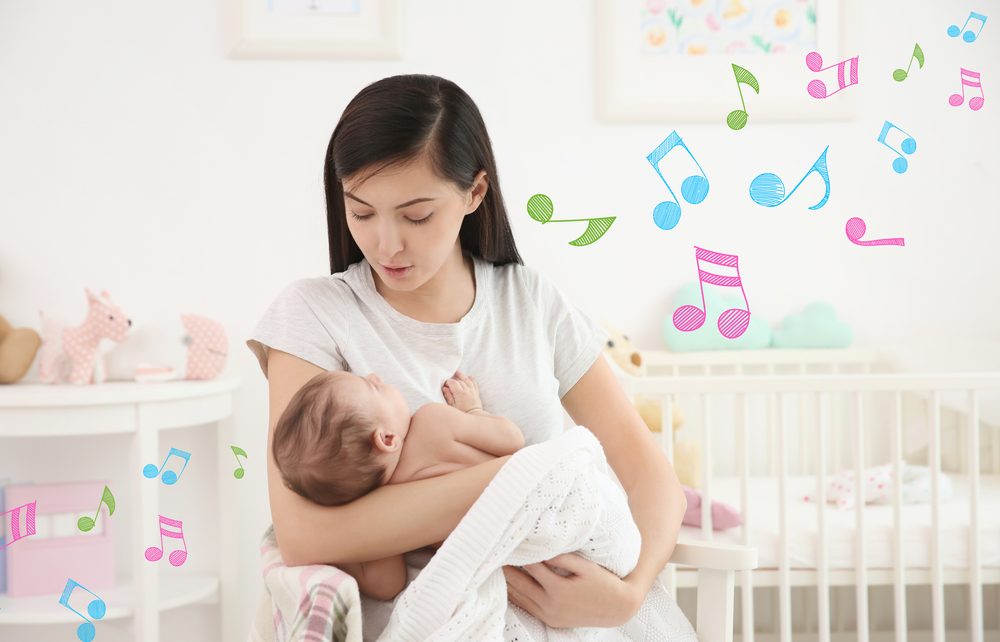 shutterstock الغناء للأطفال الرضع