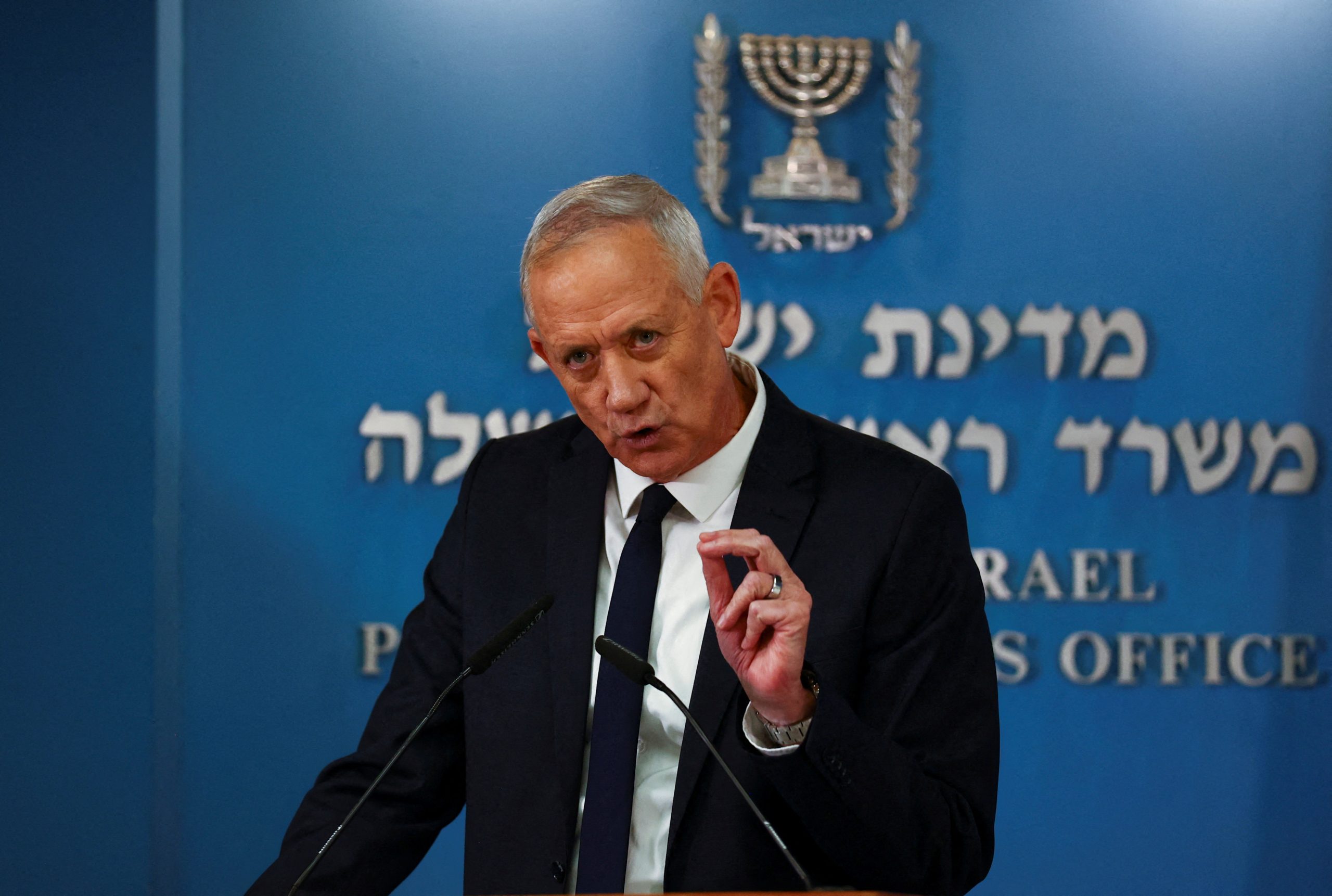 وزير الدفاع الإسرائيلي بيني غانتس / رويترز