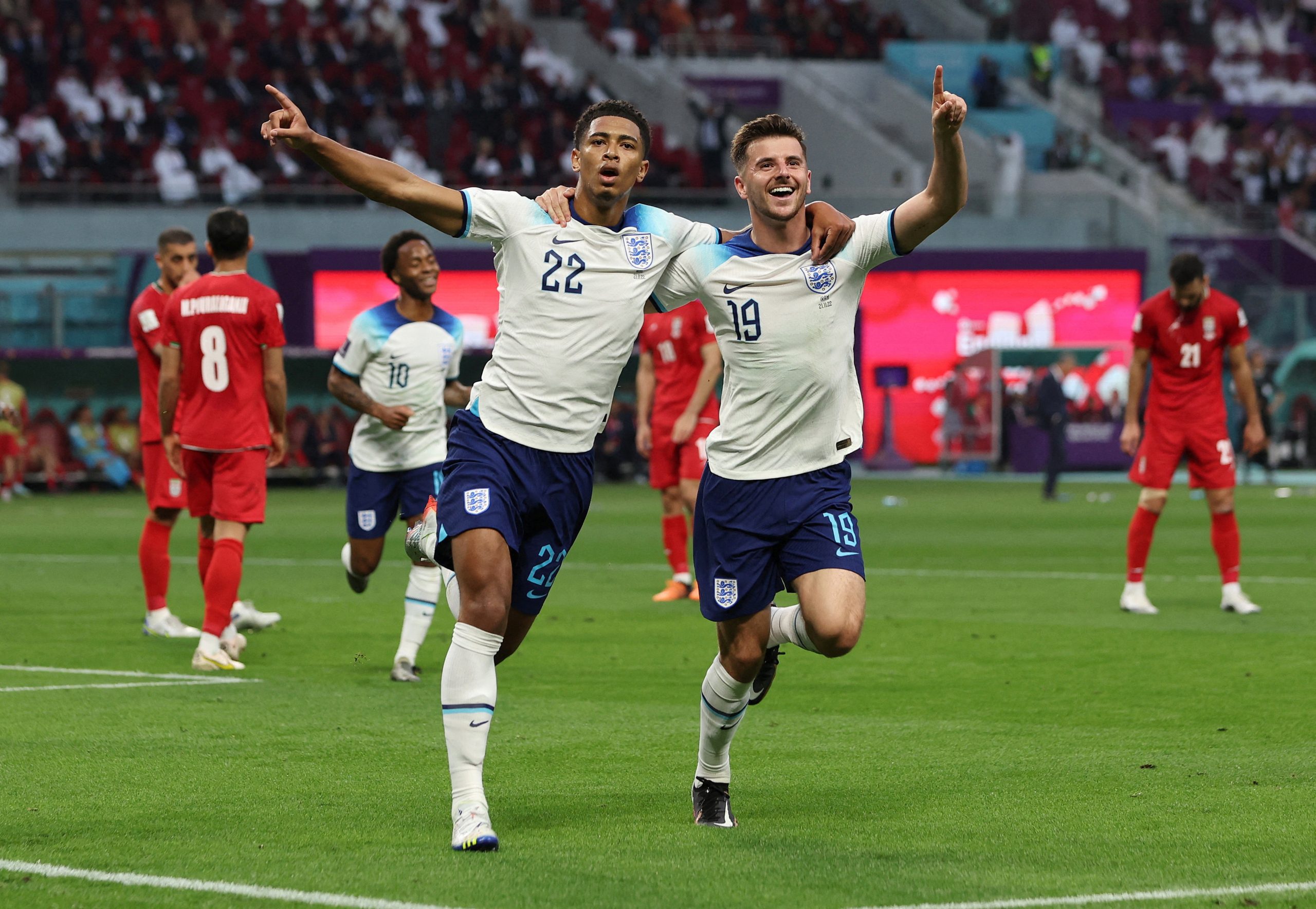 رويترز/ إنجلترا تضرب إيران بالستة في كأس العالم