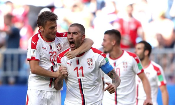 فوز صربيا على سويسرا في مونديال روسيا 2018 / التواصل الاجتماعي